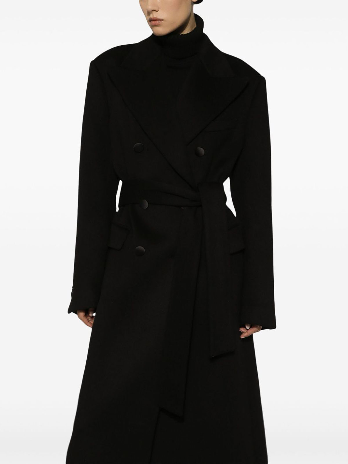 コート DOLCE GABBANA Women Outer F0E2QTFU292 N0000 Black Dolce & Gabbana Coat - Black - Women | F0E2QTFU292N0000