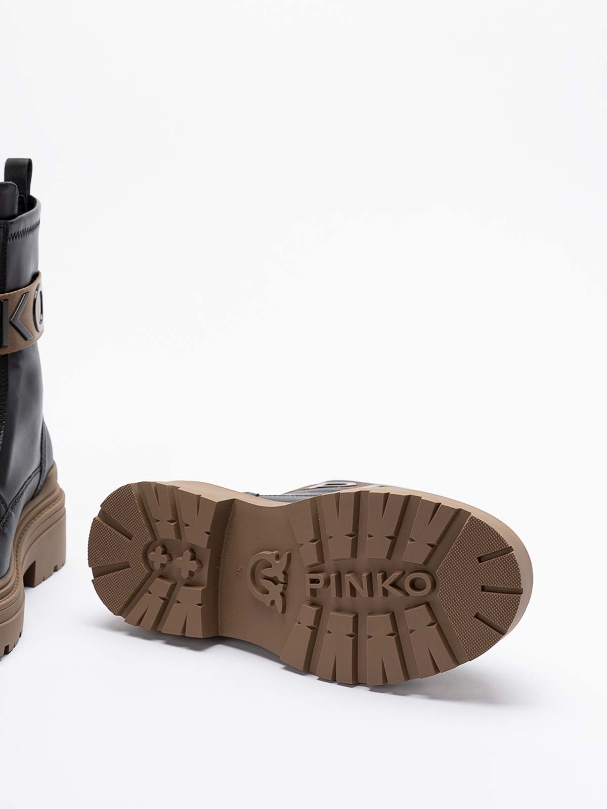 Pinko `mia` Ankle Boots In Black