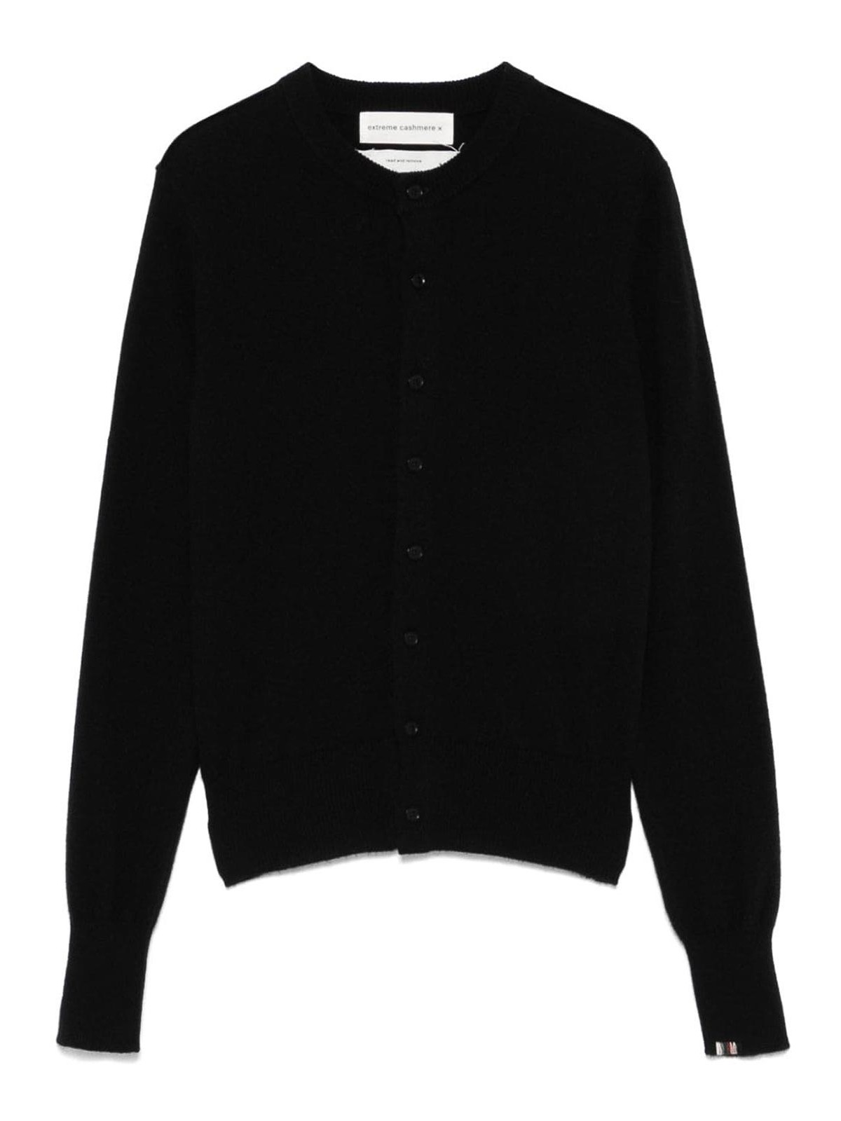 Extreme Cashmere Little 2 Cashmere Cardigan In Black