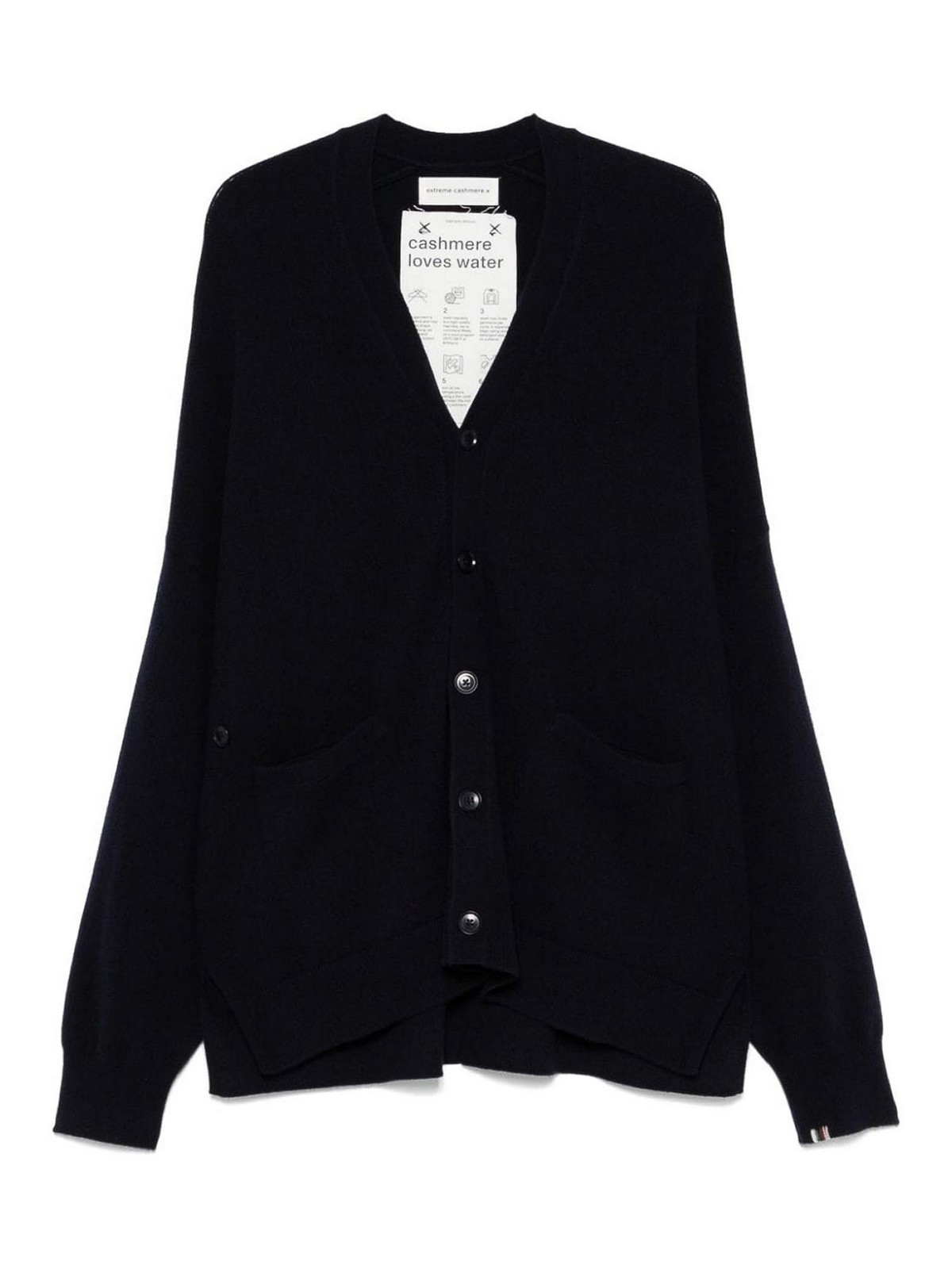 Extreme Cashmere Tokio Cashmere Cardigan In Blue
