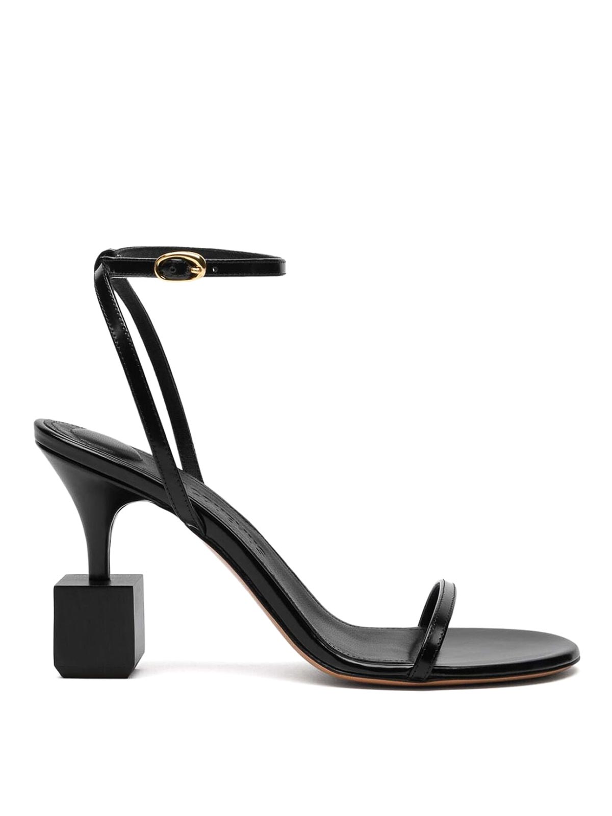 Jacquemus Open-toed High-heeled Sandals In Black