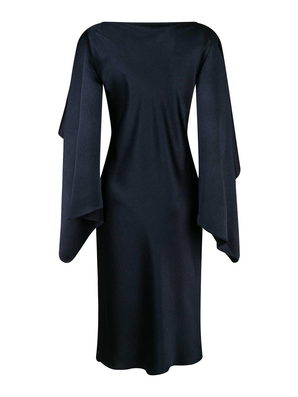 Shop Stephan Janson Longuette Dress In Dark Blue