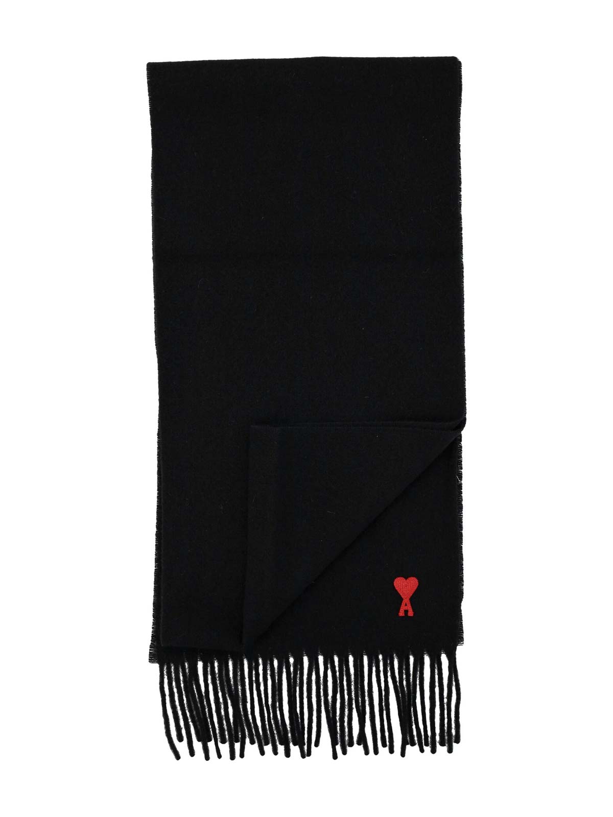 Shop Ami Alexandre Mattiussi Classic Scarf In Black