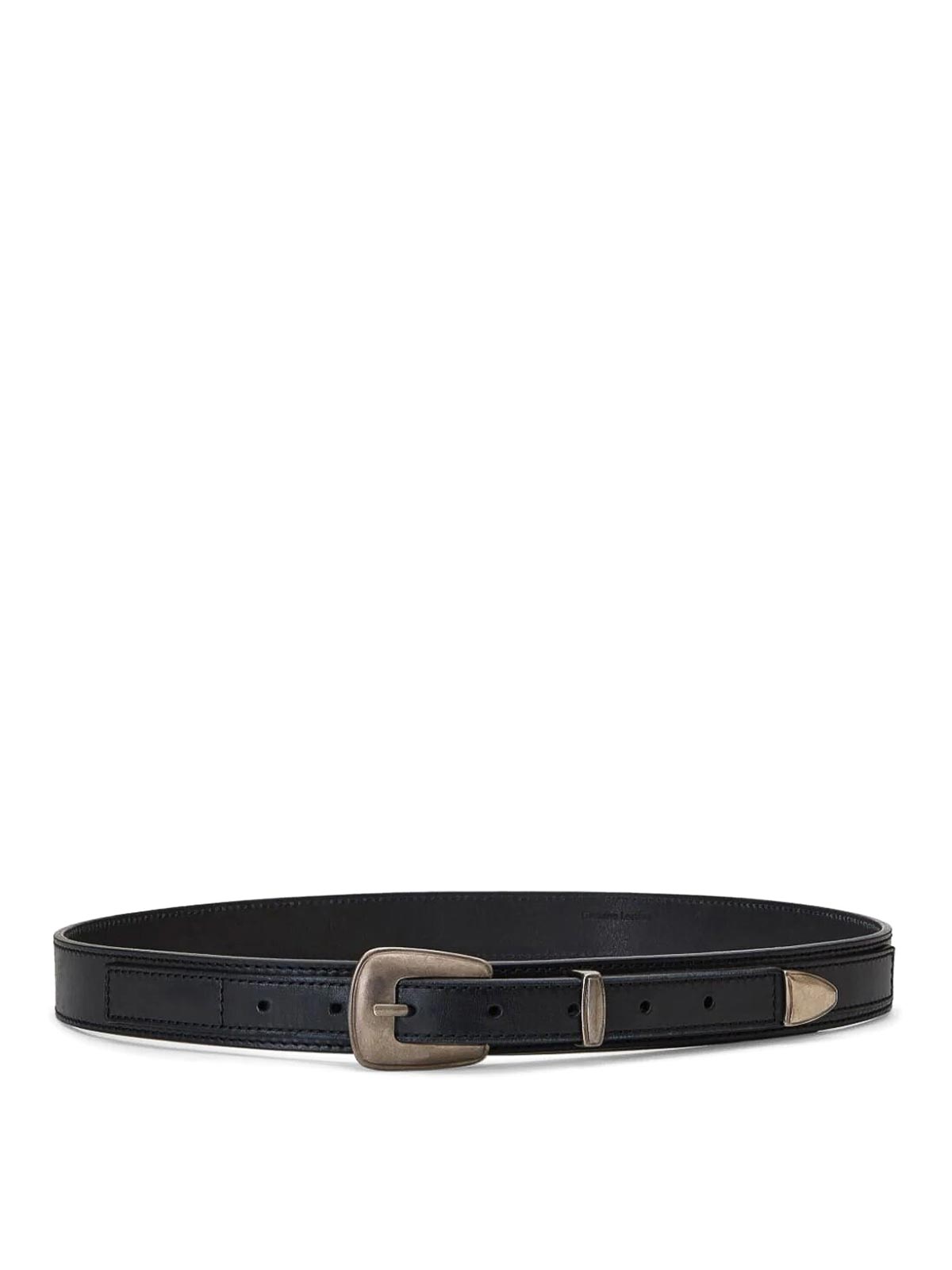 Lemaire Cintura Western In Black