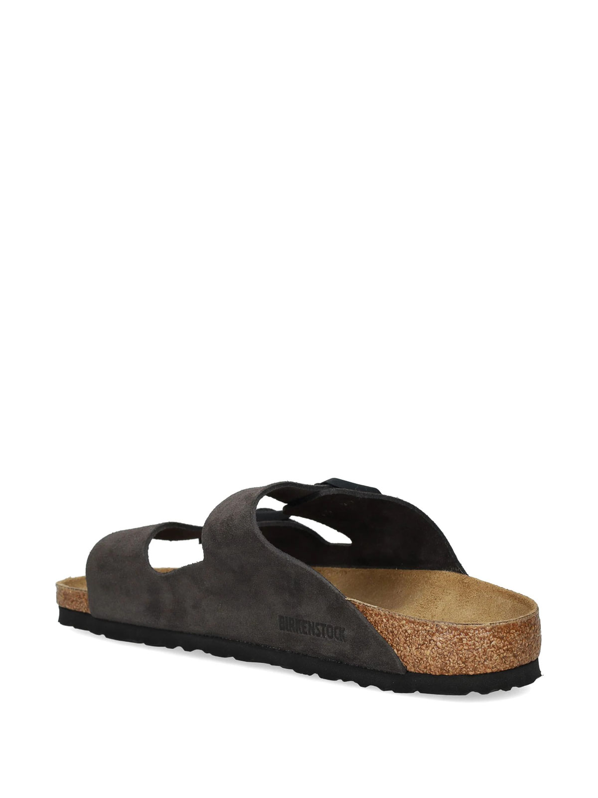 Shop Birkenstock Arizona Suede In Grey