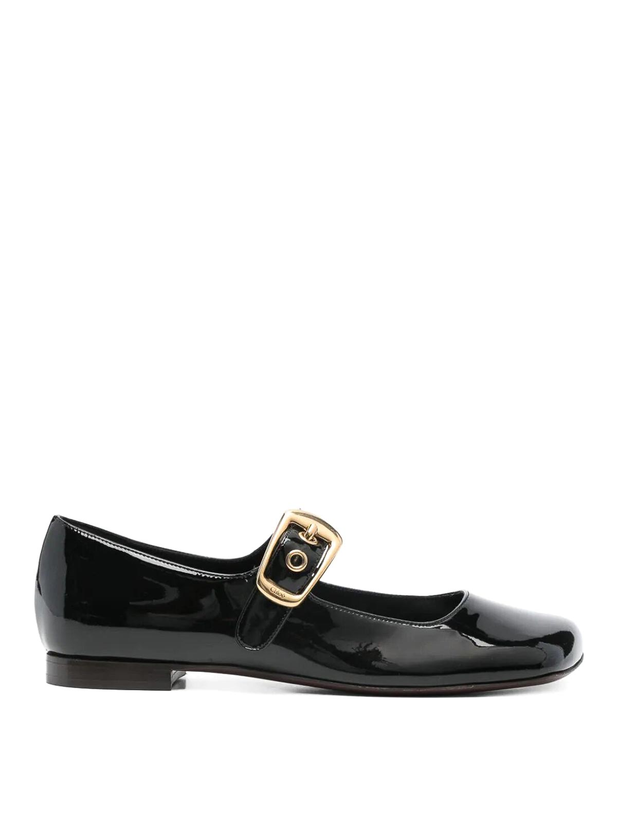 Chloé Ballerina With Buckle In Black