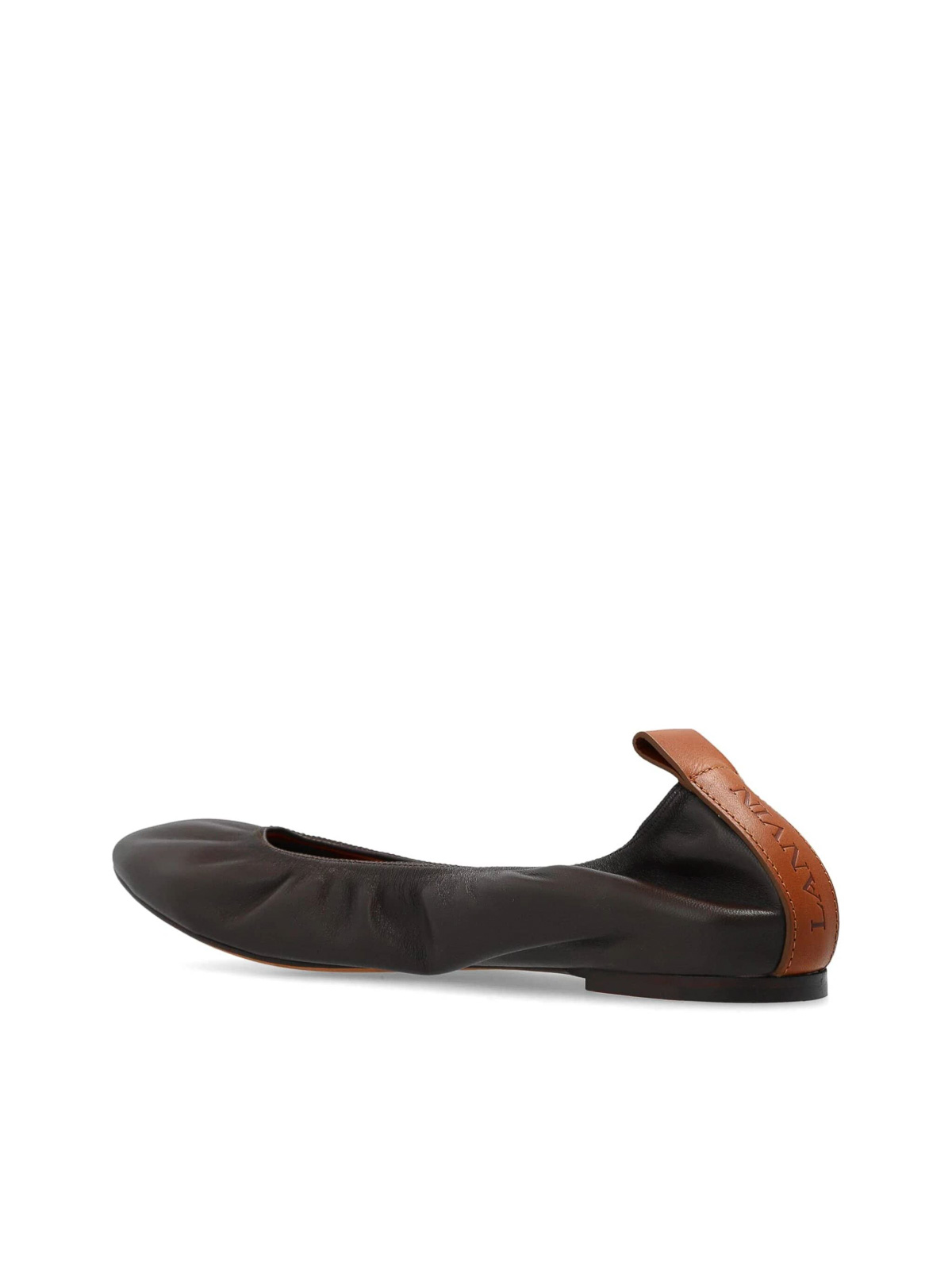 Shop Lanvin Nappa Dancer In Dark Brown