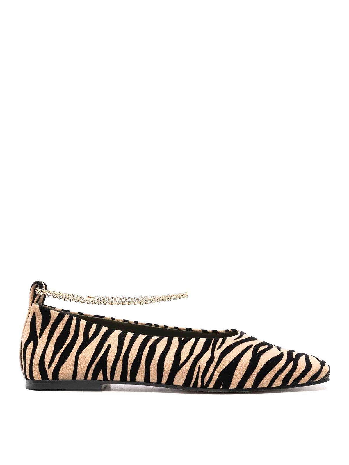 Shop Maria Luca Savana Zebra Dancer In Camel