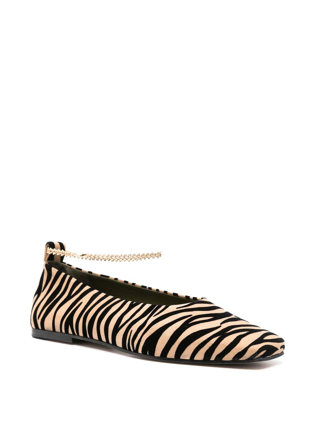 Shop Maria Luca Savana Zebra Dancer In Camel