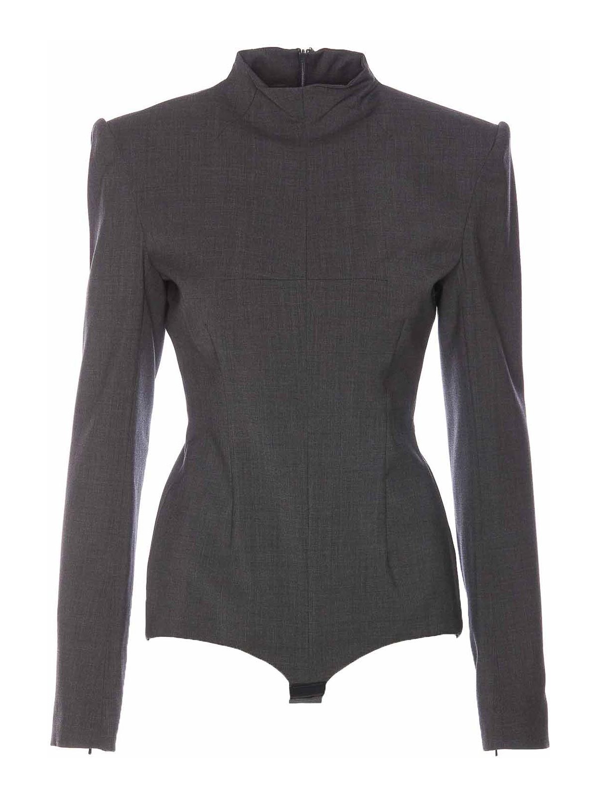 Shop Sportmax Dark Grey Shirt