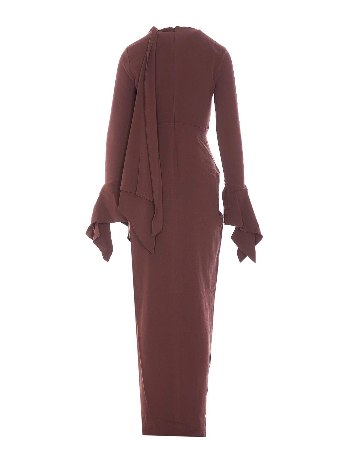 Solace London Nella Maxi Dress - Brown - Women|OS36035MOCHA Solace London Nella Maxi Dress - Brown - Women|OS36035MOCHA