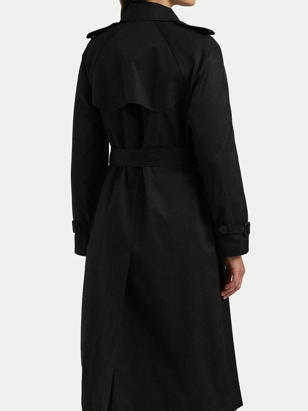 Ralph Lauren Bl Db W Ns44 Lined Coat In Black
