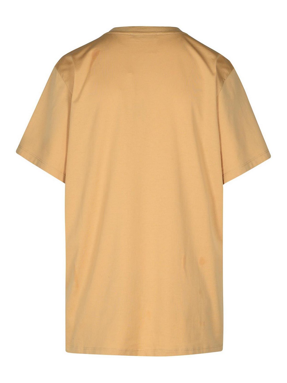 Shop Max Mara Beige Cotton T-shirt