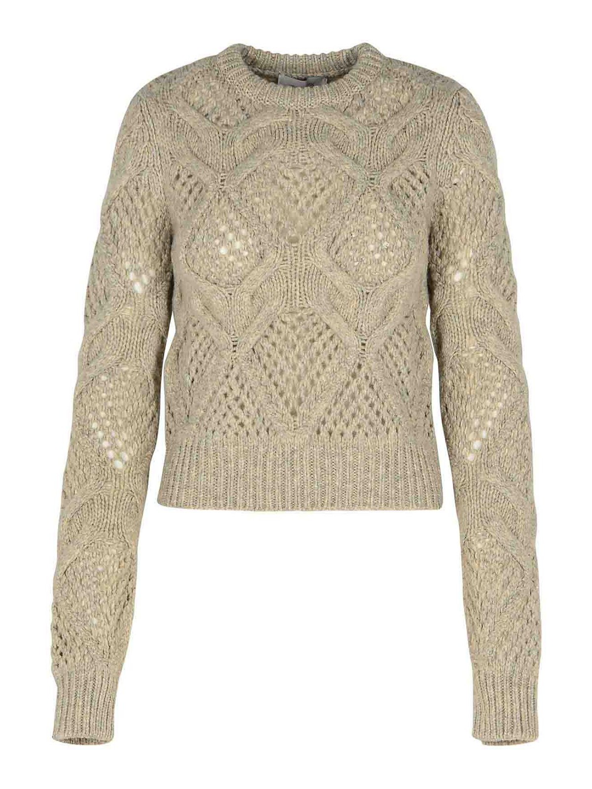 Sportmax Narvel Grey Wool Blend Sweater