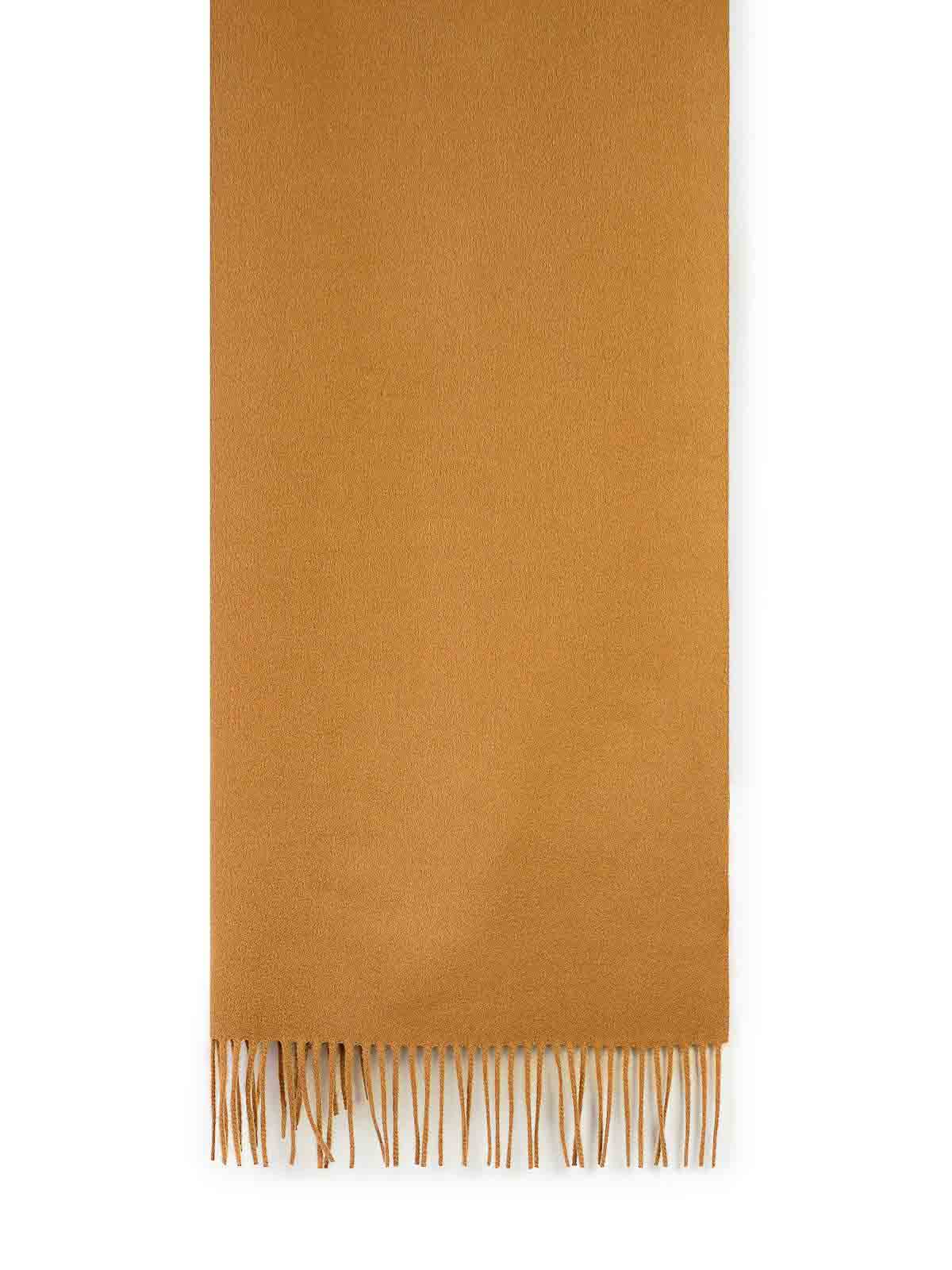 Shop Max Mara Baci Light Brown Chasmere Scarf In Beige