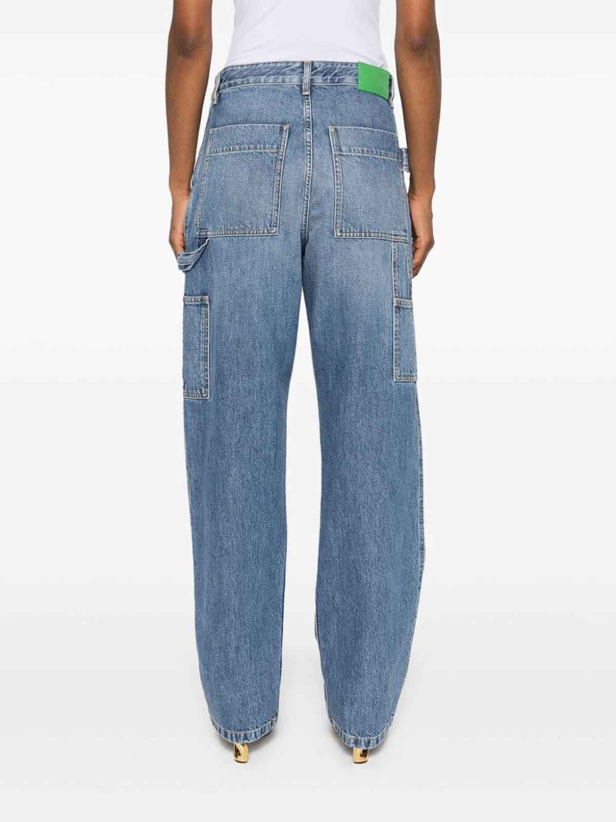 Shop Bottega Veneta Jeans In Lavado Oscuro