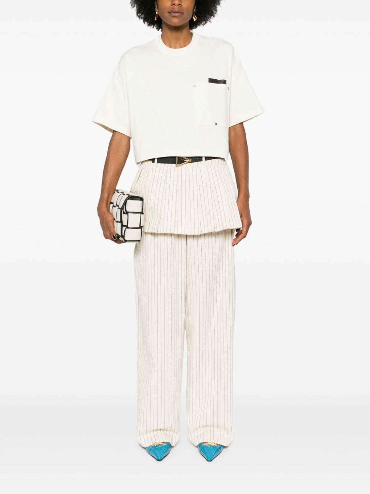 Shop Bottega Veneta Tshirt In Blanco