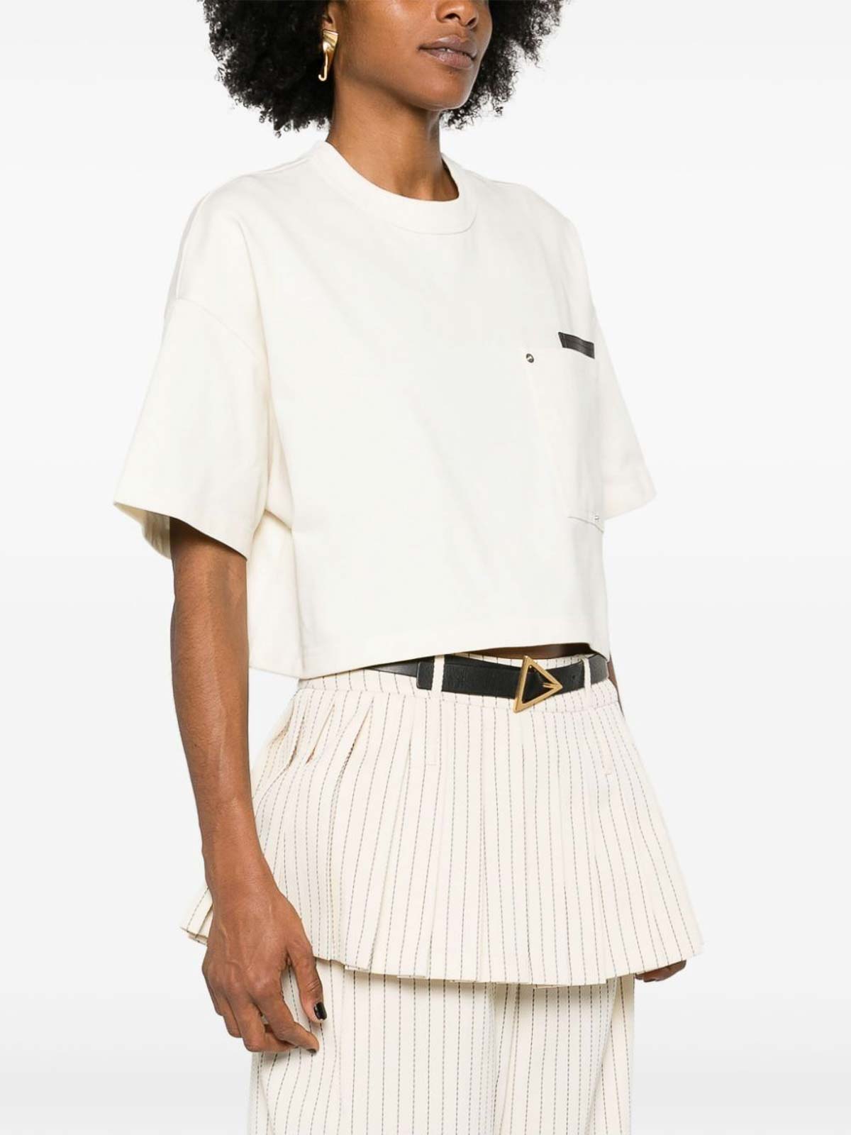 Shop Bottega Veneta Tshirt In Blanco