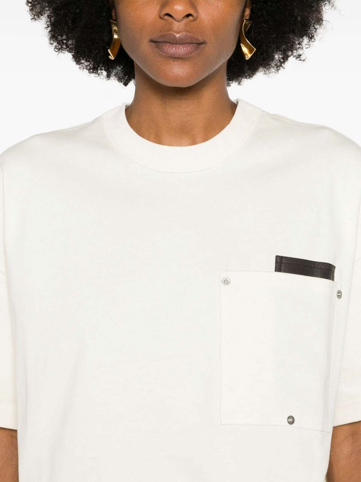 Shop Bottega Veneta Tshirt In Blanco