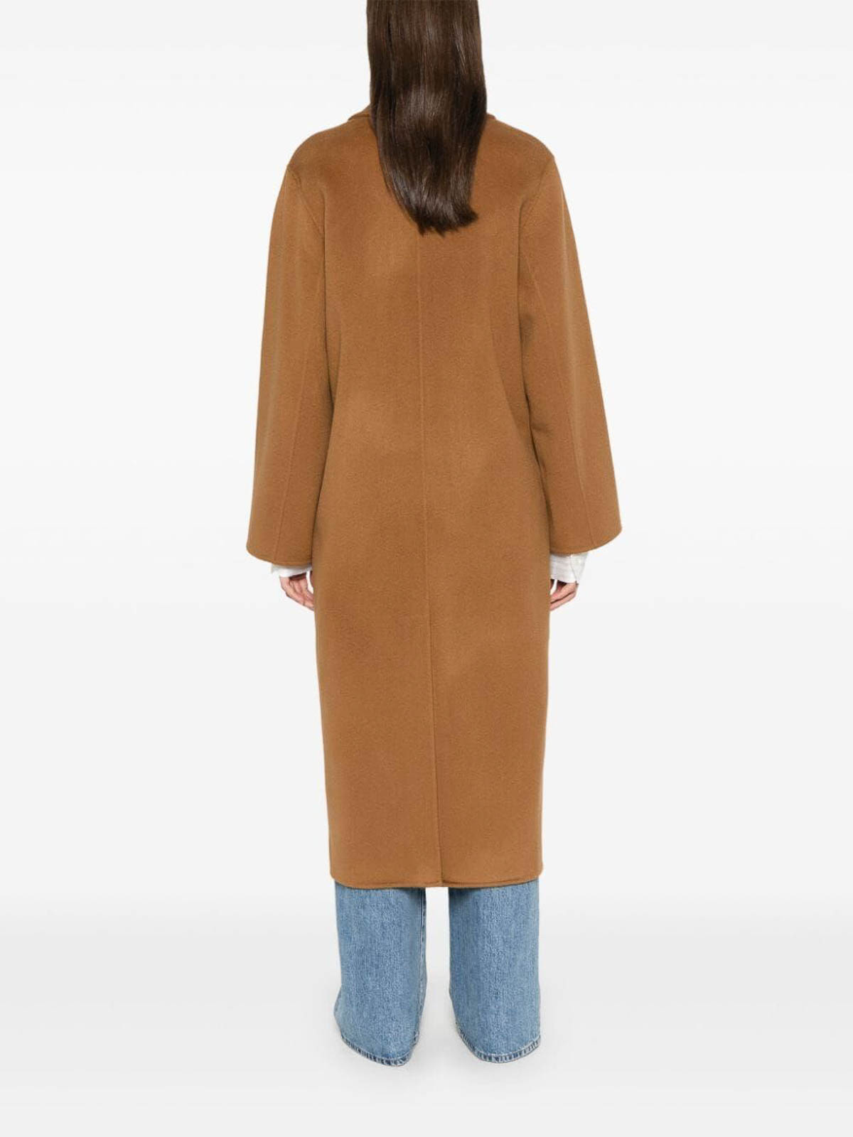 Shop Ivy & Oak Double Breasted Coat Clara In Camel