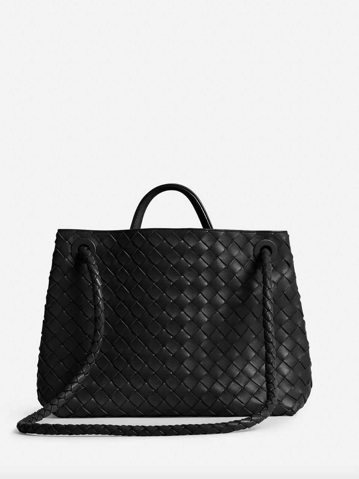 Shop Bottega Veneta Let's Go Media In Negro