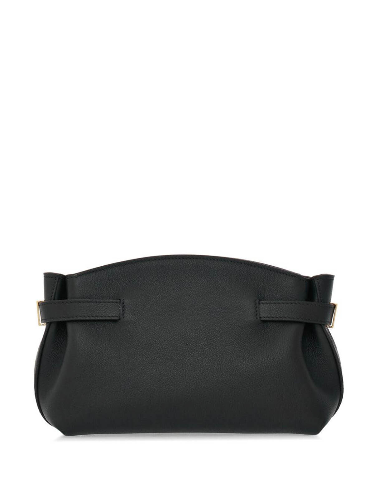 Shop Ferragamo Hug Pouch S In Black