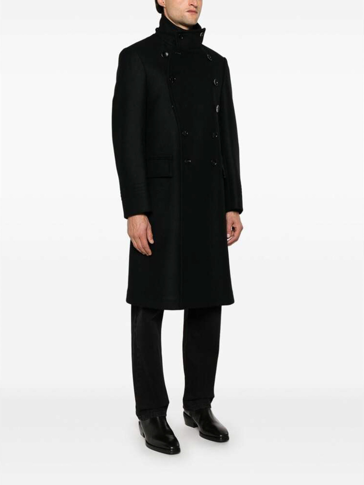 Tom Ford Coat - Black - Men|FMW032F24OCL007LB999 | thebs.com