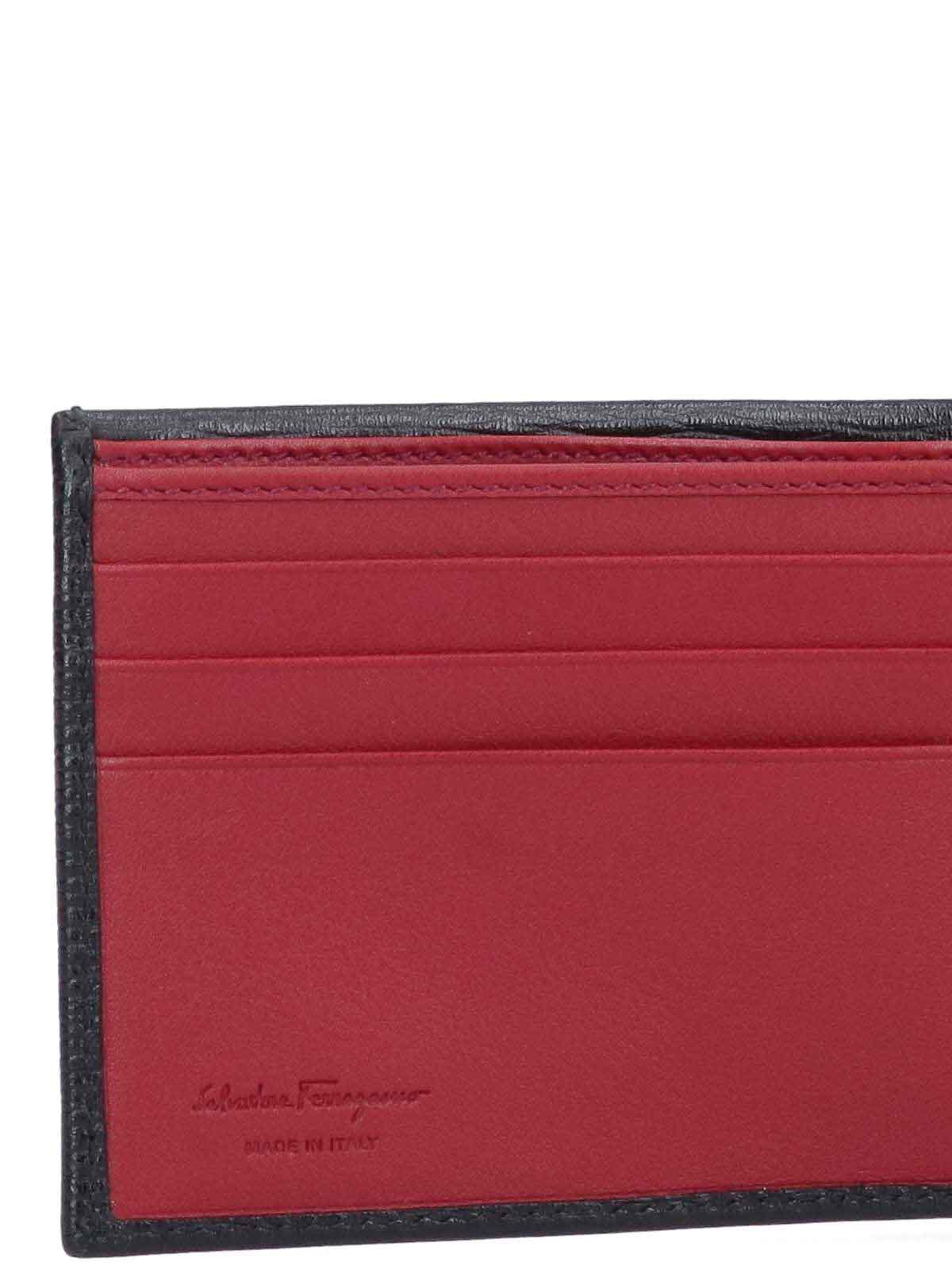 Ferragamo Gancini Wallet In Black