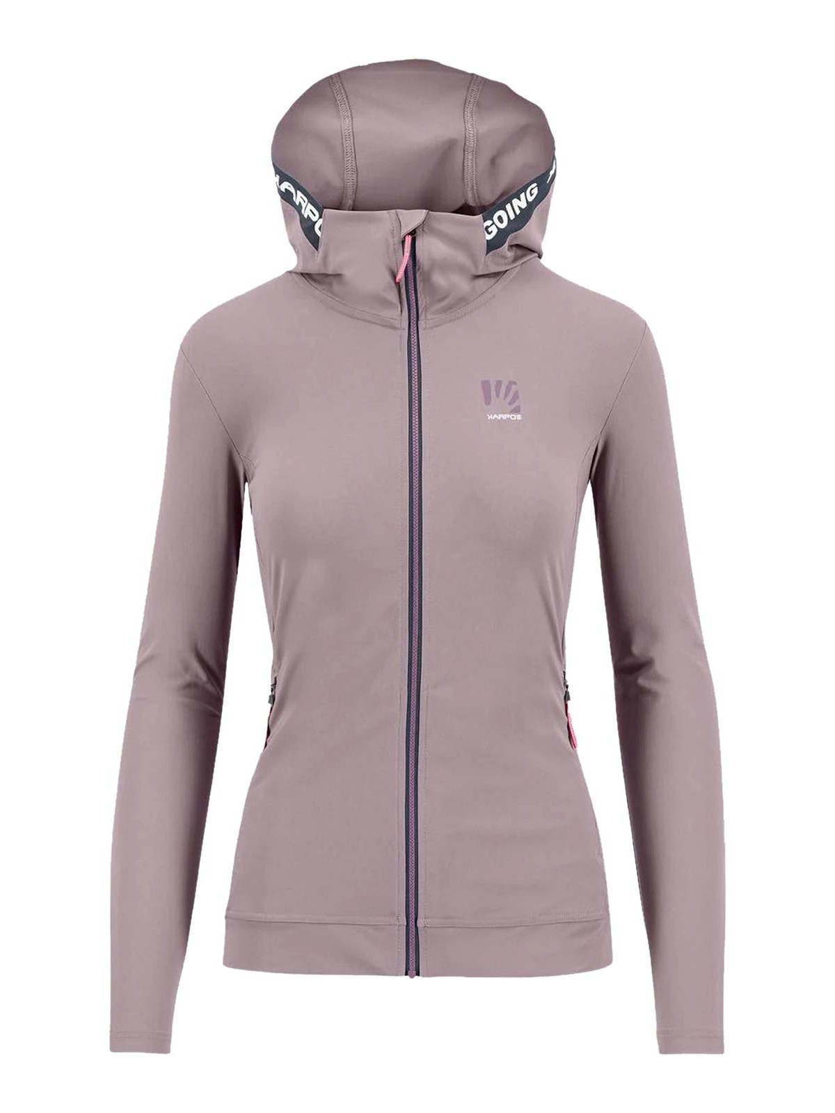 Karpos Esasyfrizz Full-zip Hoodie In Pink