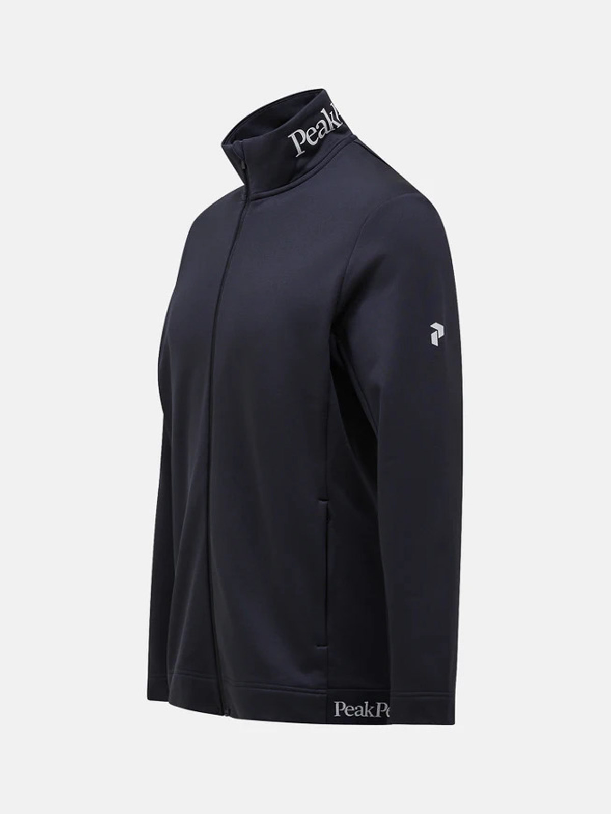 Shop Peak Performance Rider Tech Zip Jacket In Black