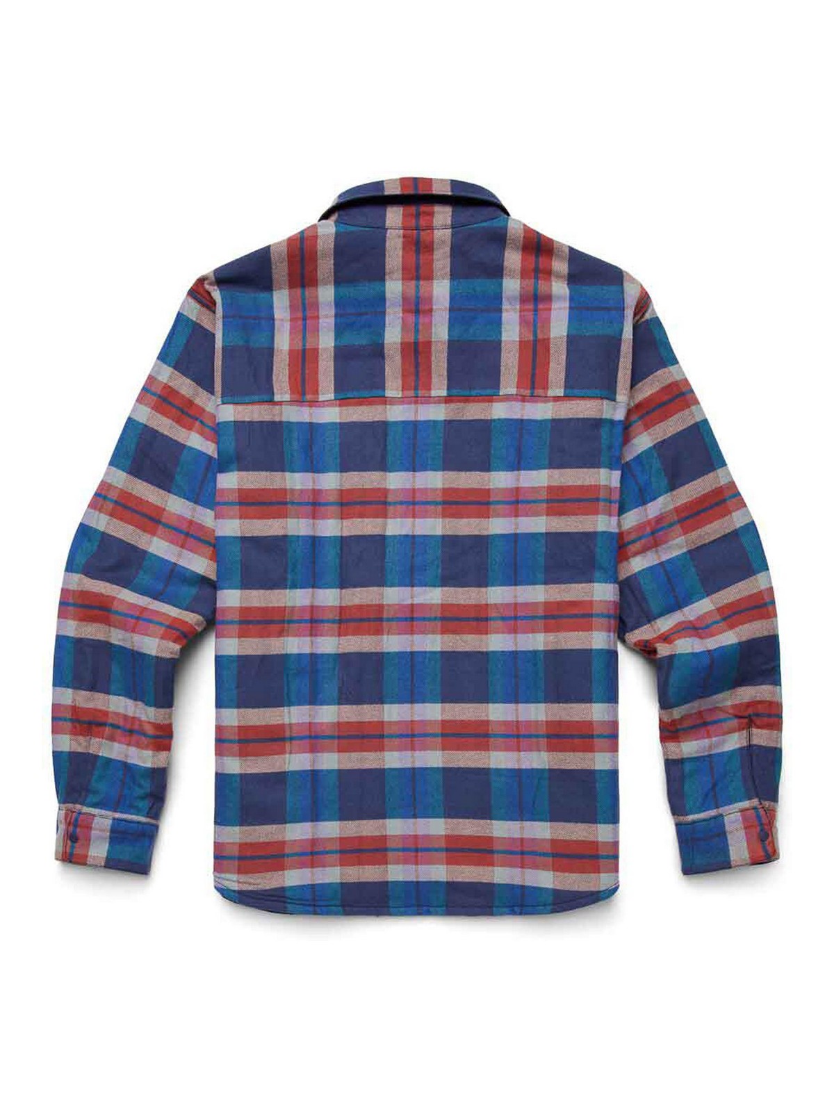 Shop Cotopaxi Blue Reversible Flannel Jacket In Pink