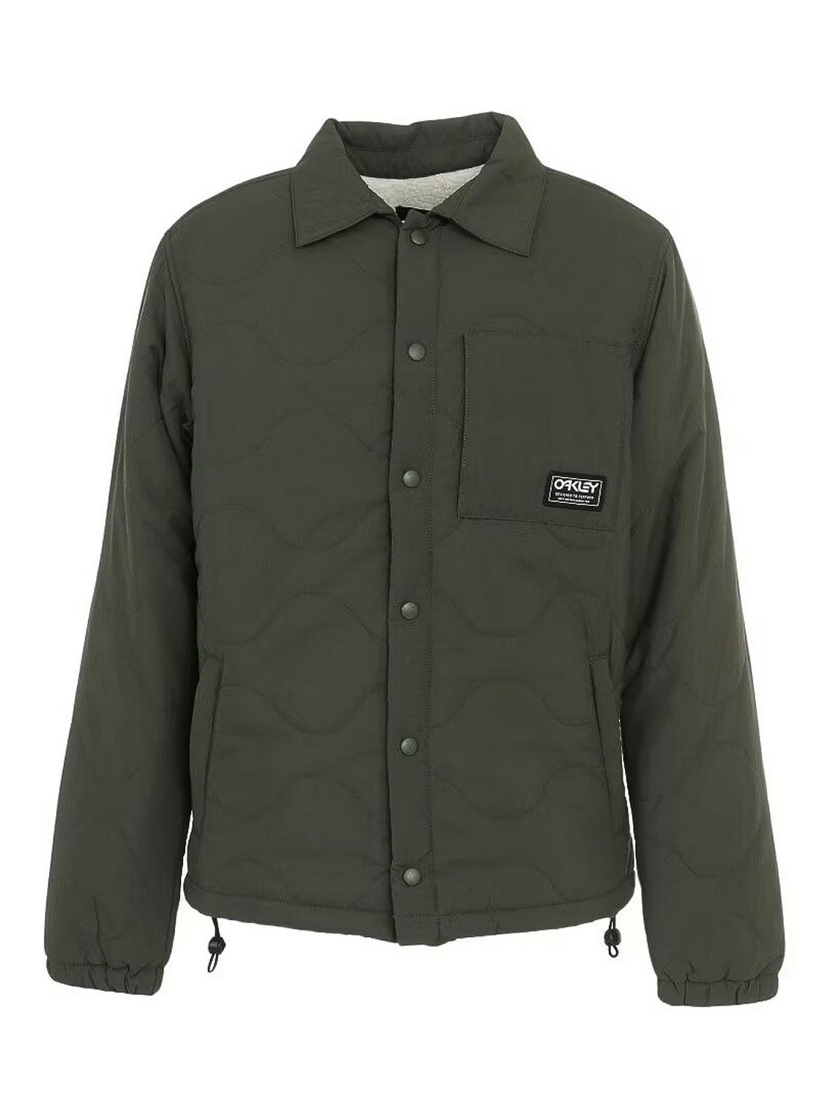 Oakley Green Quilted Sherpa Jacket