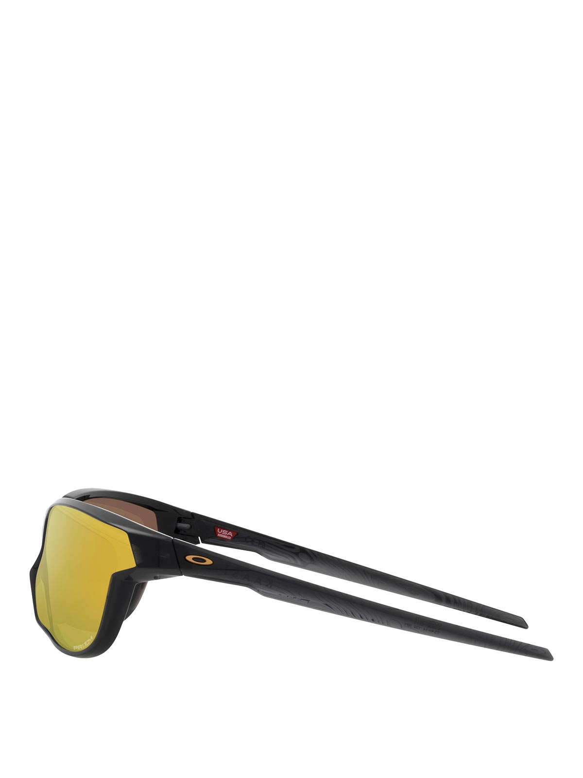 Shop Oakley Black Ink/ Yellow Kaast Sunglasses