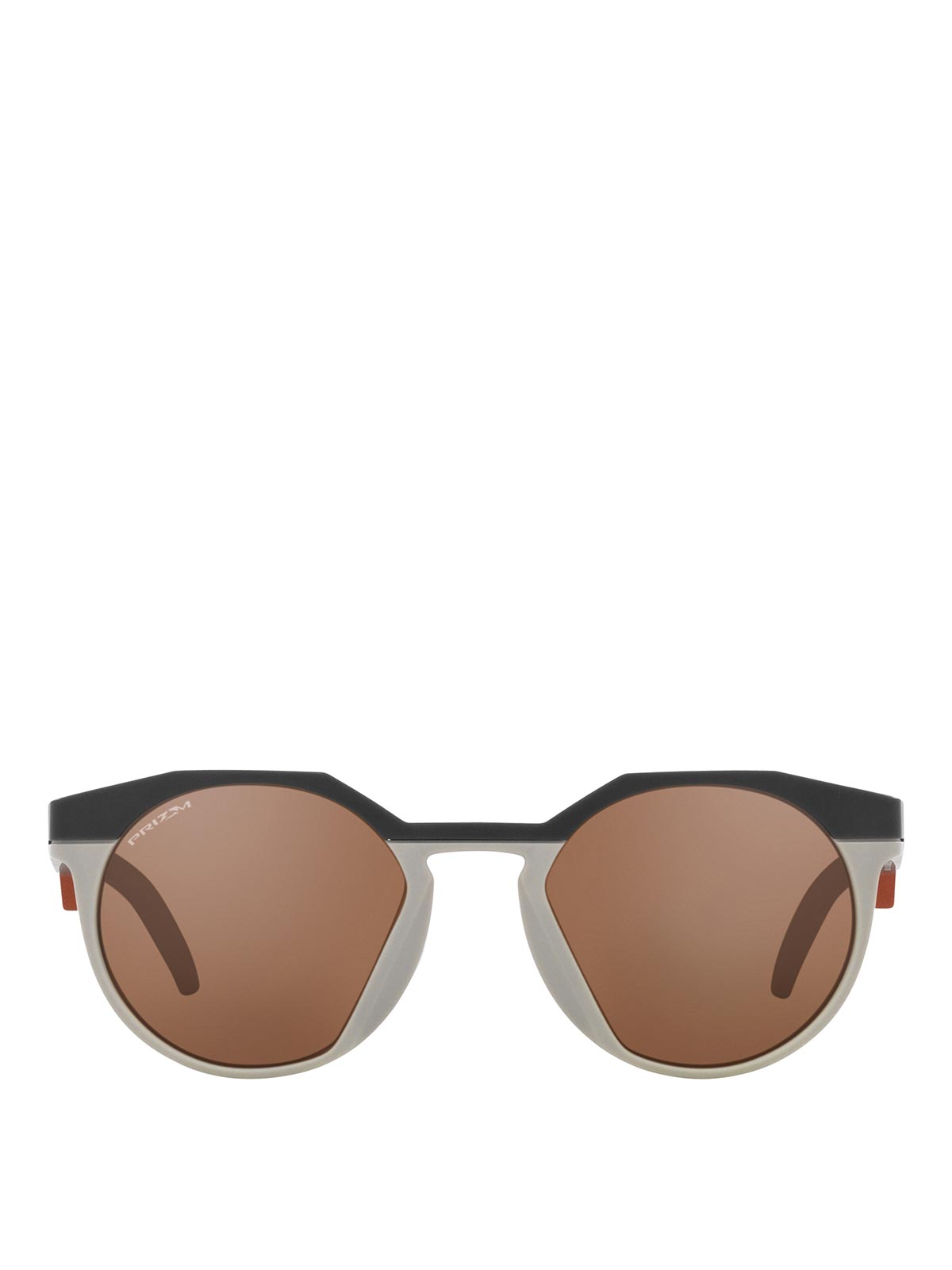 Shop Oakley Hstn Brown/black Sunglasses In Grey