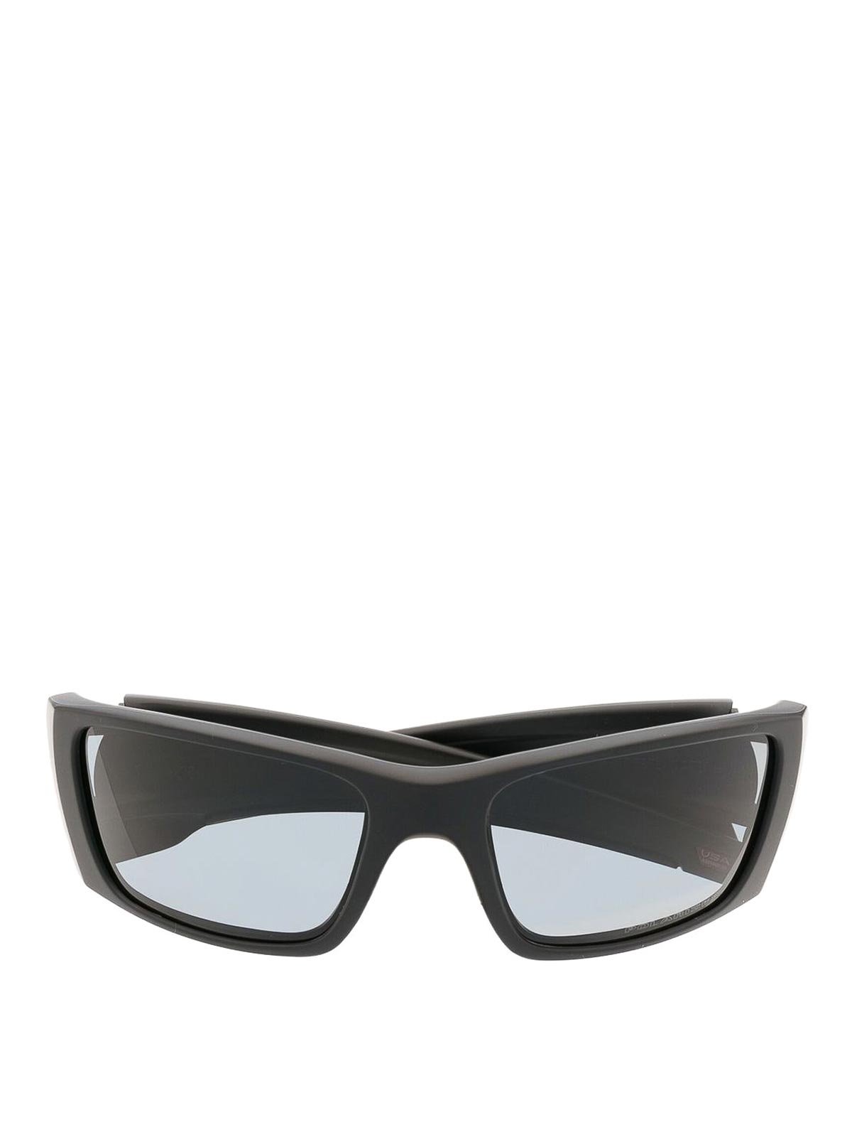 Oakley Rectangle-frame Tinted Sunglasses In Black