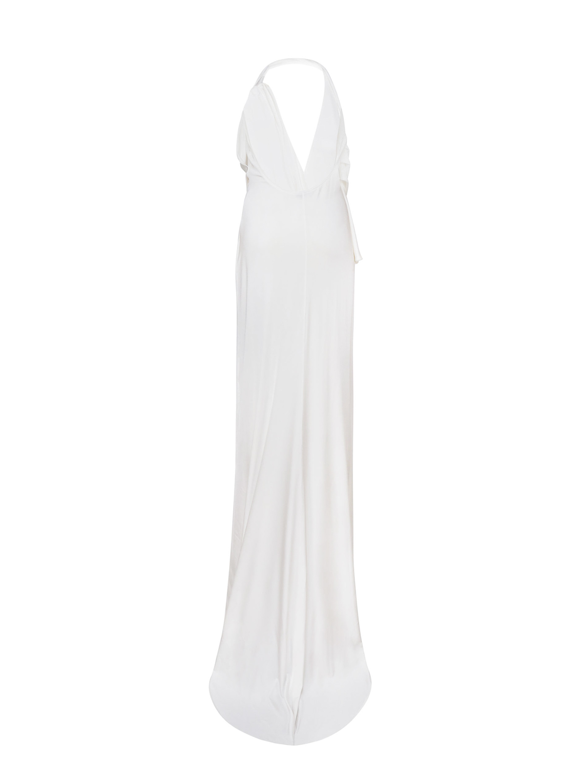 Magda Butrym Grecian Halter Midi Dress - White|192924000CREAM