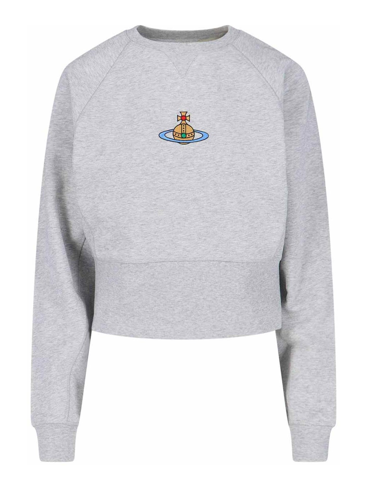 トップス vivienne westwood Vivienne Westwood Logo sweatshirt - Grey | 1I010001J006OP001