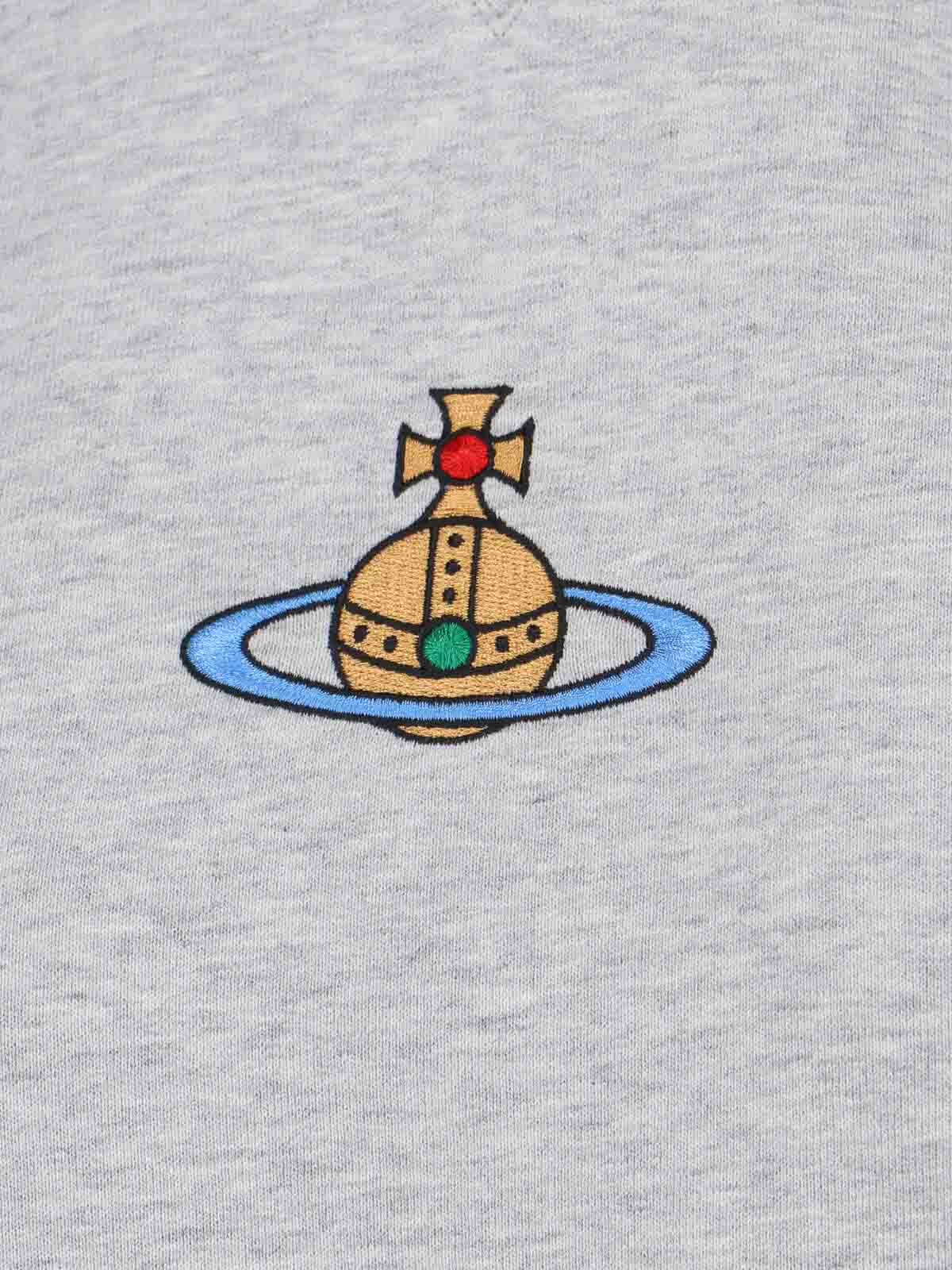 Vivienne Westwood Logo sweatshirt - Grey | 1I010001J006OP001