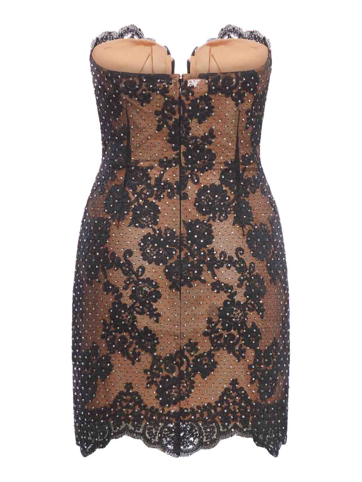 Self Portrait Mini Dress - Black - Women|SC24004SBBLACK