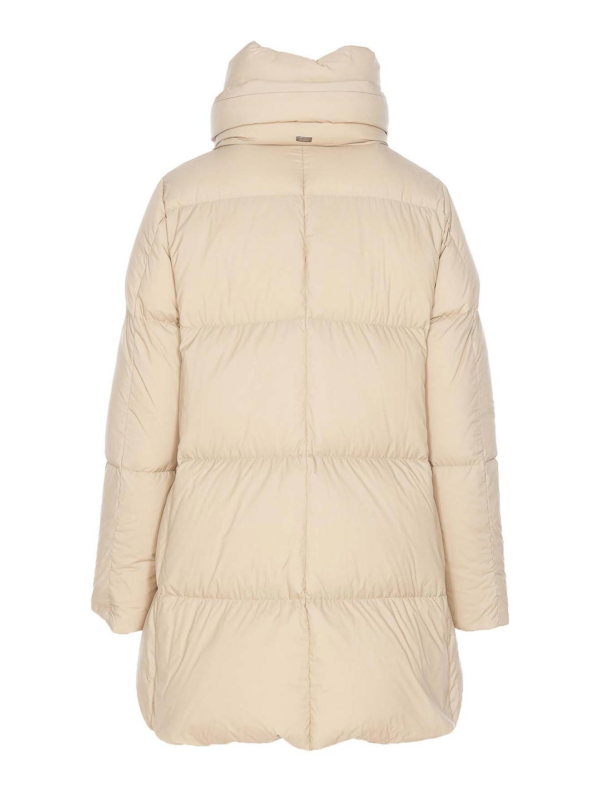 Herno Beige Down Jacket In Brown