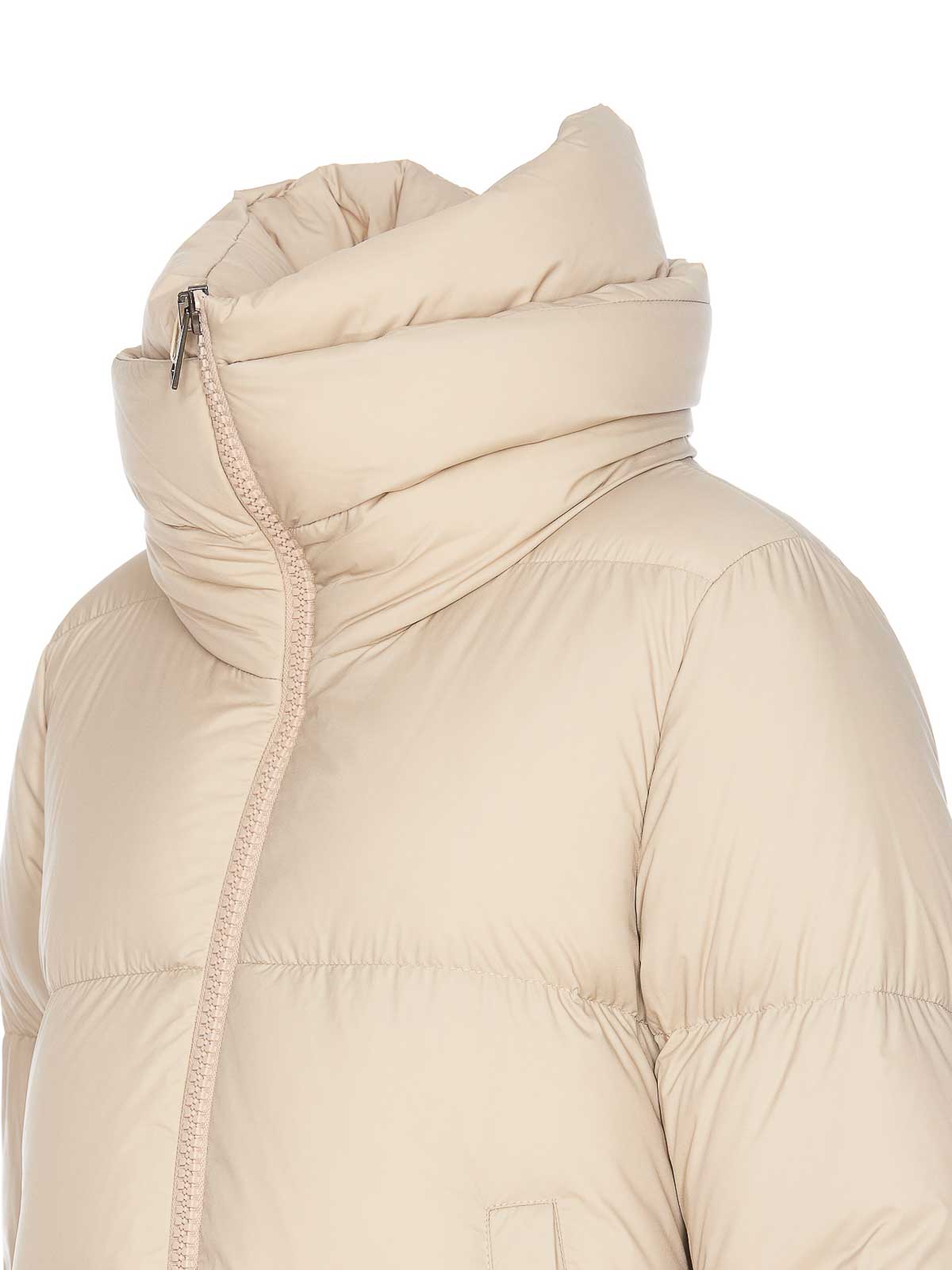 Herno Beige Down Jacket In Brown