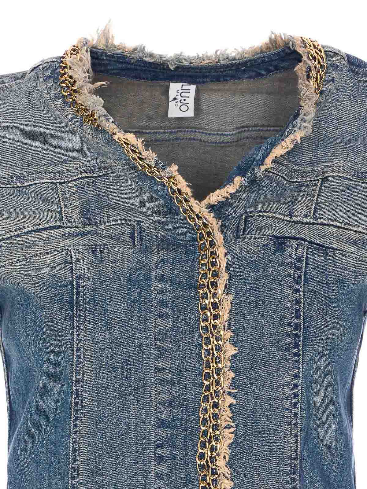Liu Jo Denim Jacket - Blue - Women | UXX039D412877556