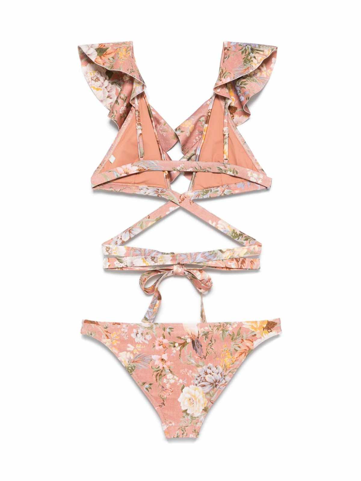 Zimmermann Bikini In Nude & Neutrals