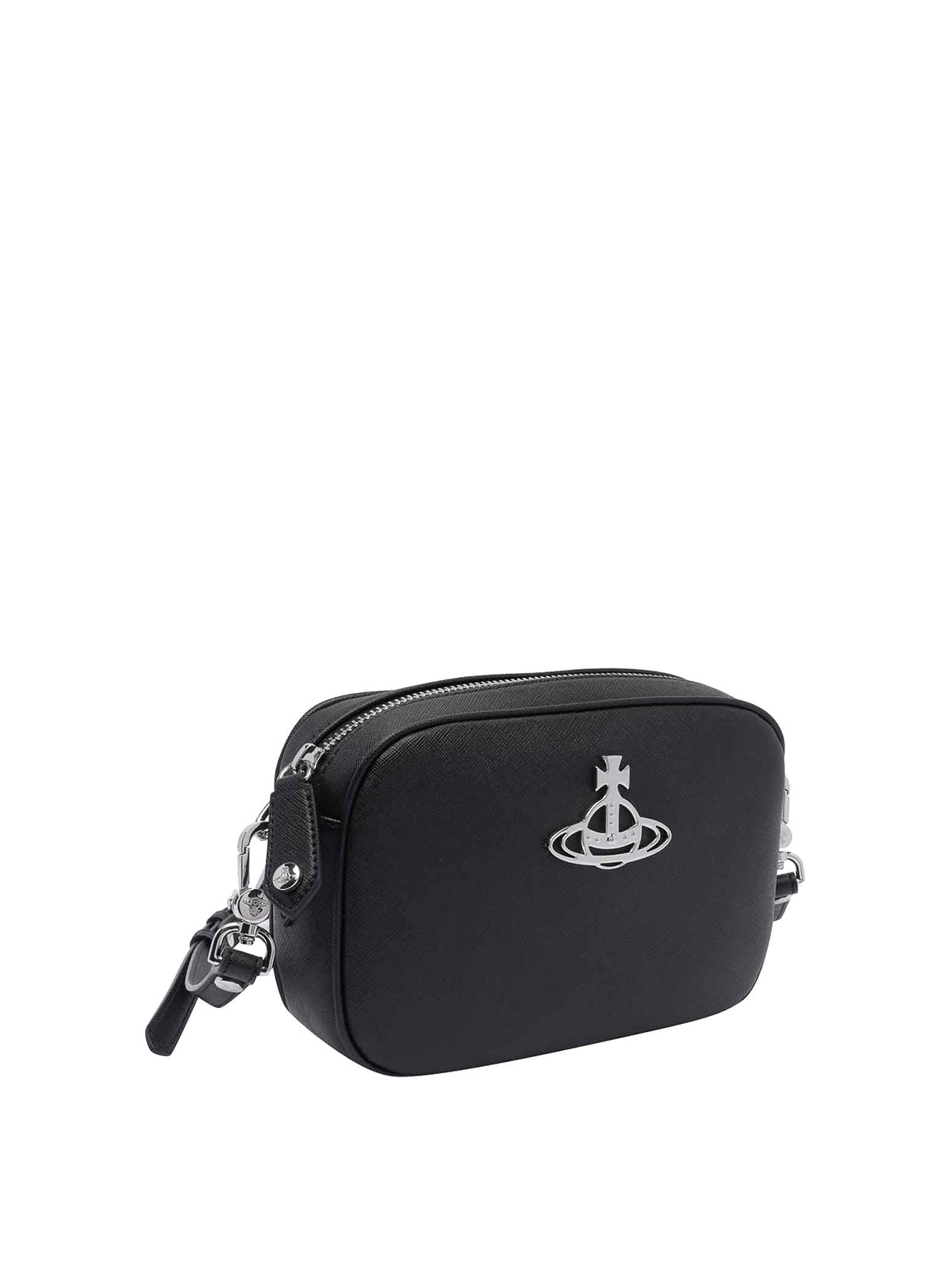 バッグ・カバンその他 Vivienne Westwood Black And Silver Anna Camera Bag Vivienne Westwood Black And Silver Anna Camera Bag