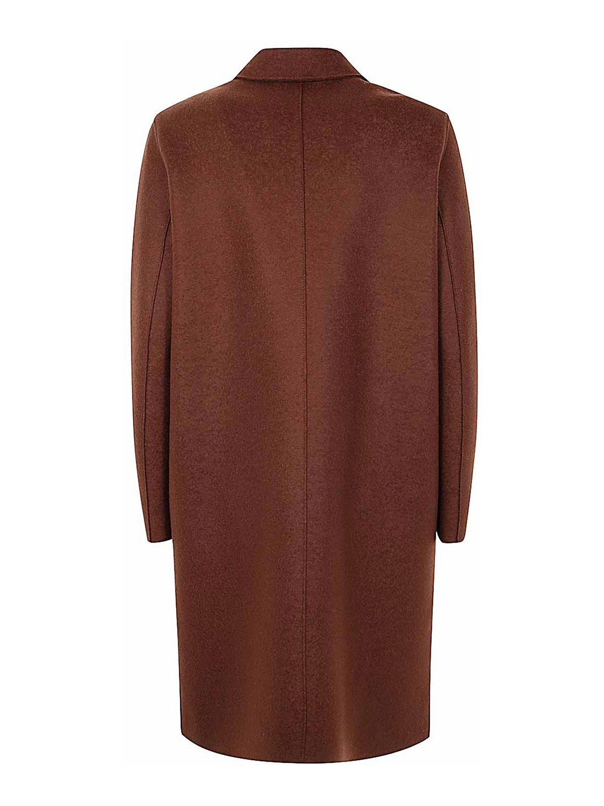 Shop Harris Wharf London Gabardina - Marrón In Brown