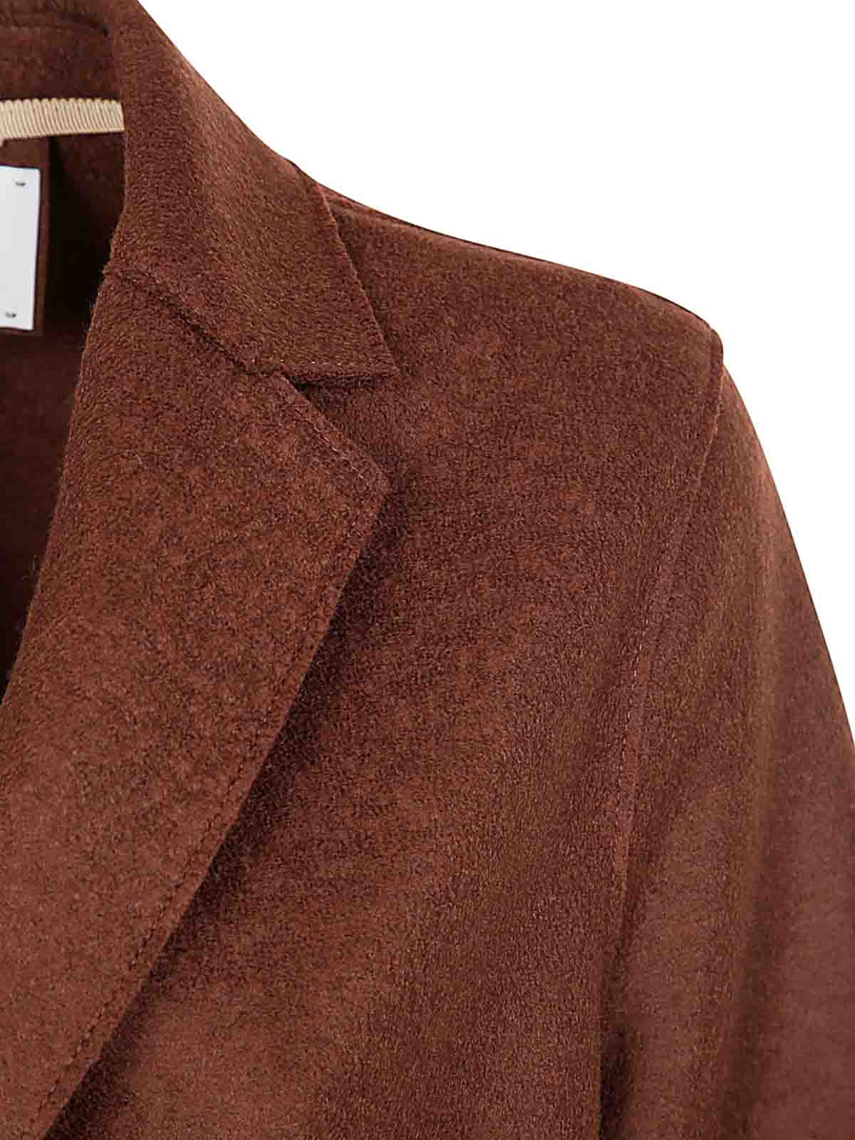 Shop Harris Wharf London Gabardina - Marrón In Brown