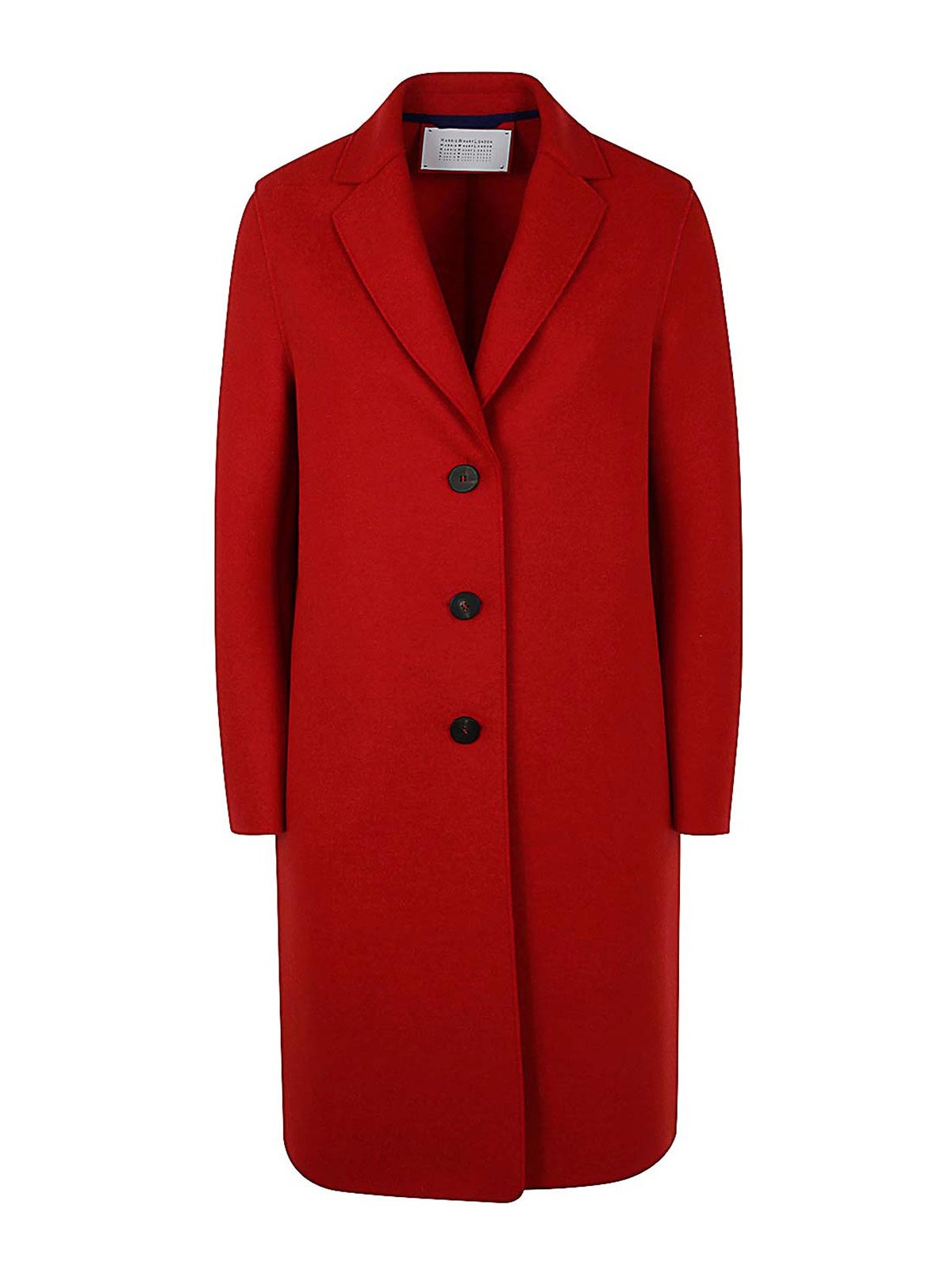Shop Harris Wharf London Gabardina - Rojo In Red