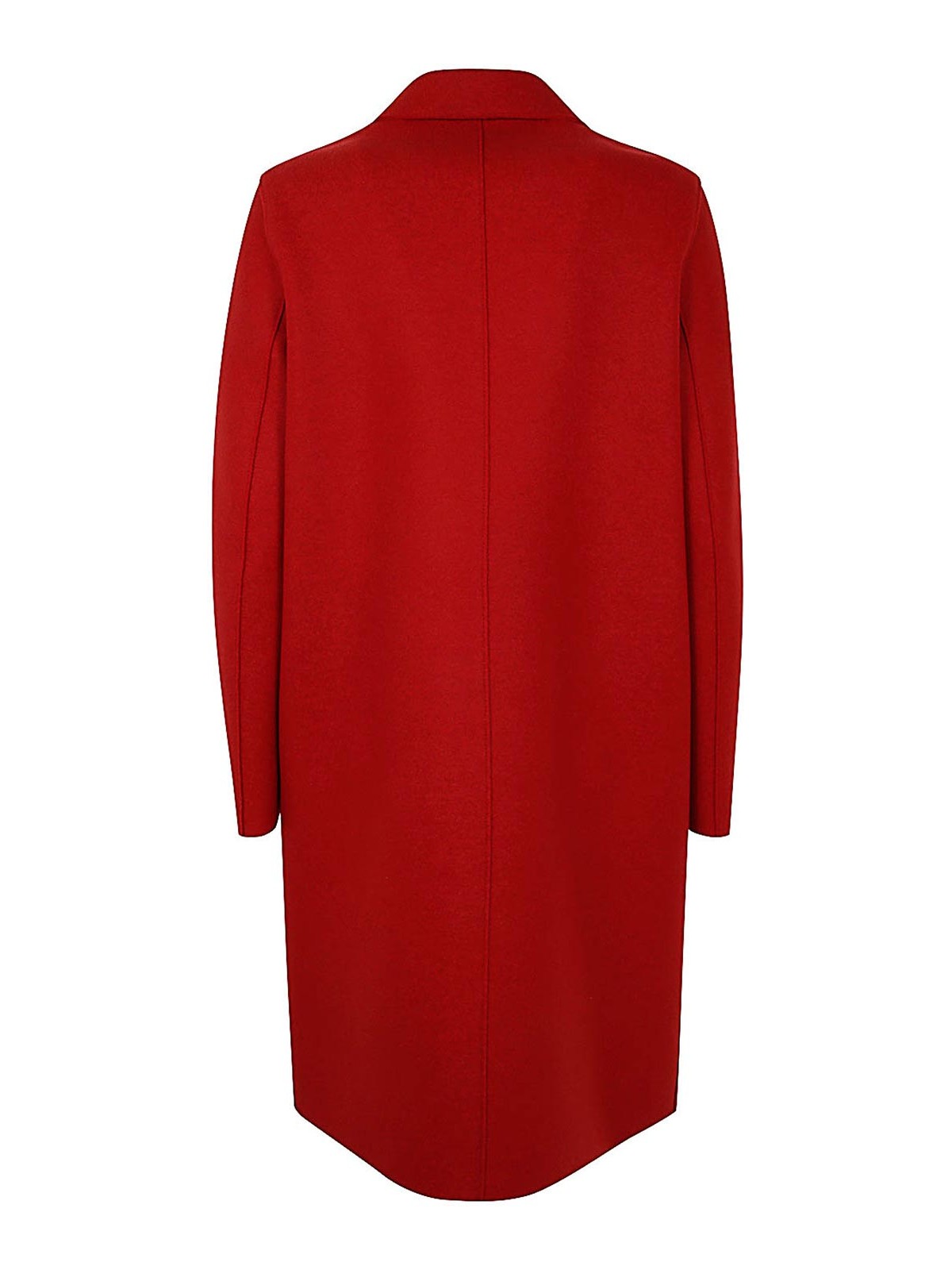 Shop Harris Wharf London Gabardina - Rojo In Red