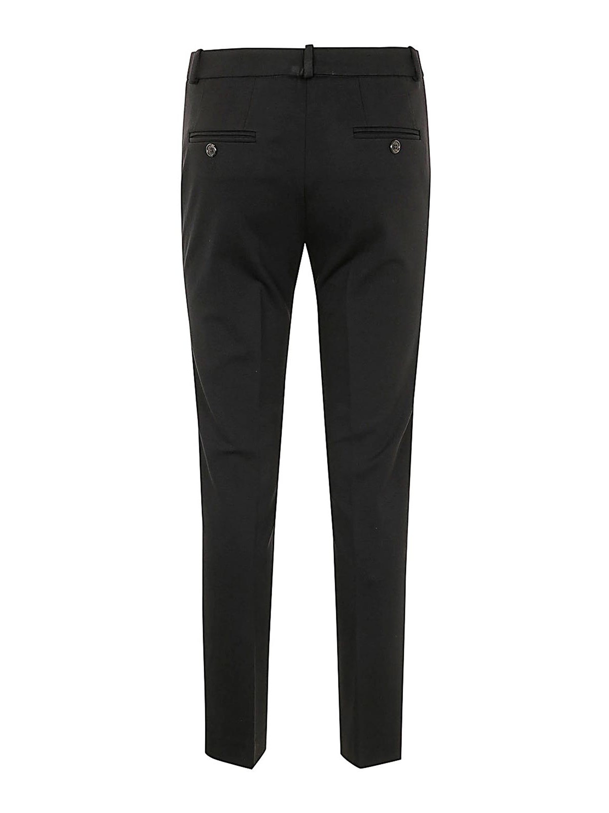 Kiltie Floretta Flared Trousers In Black