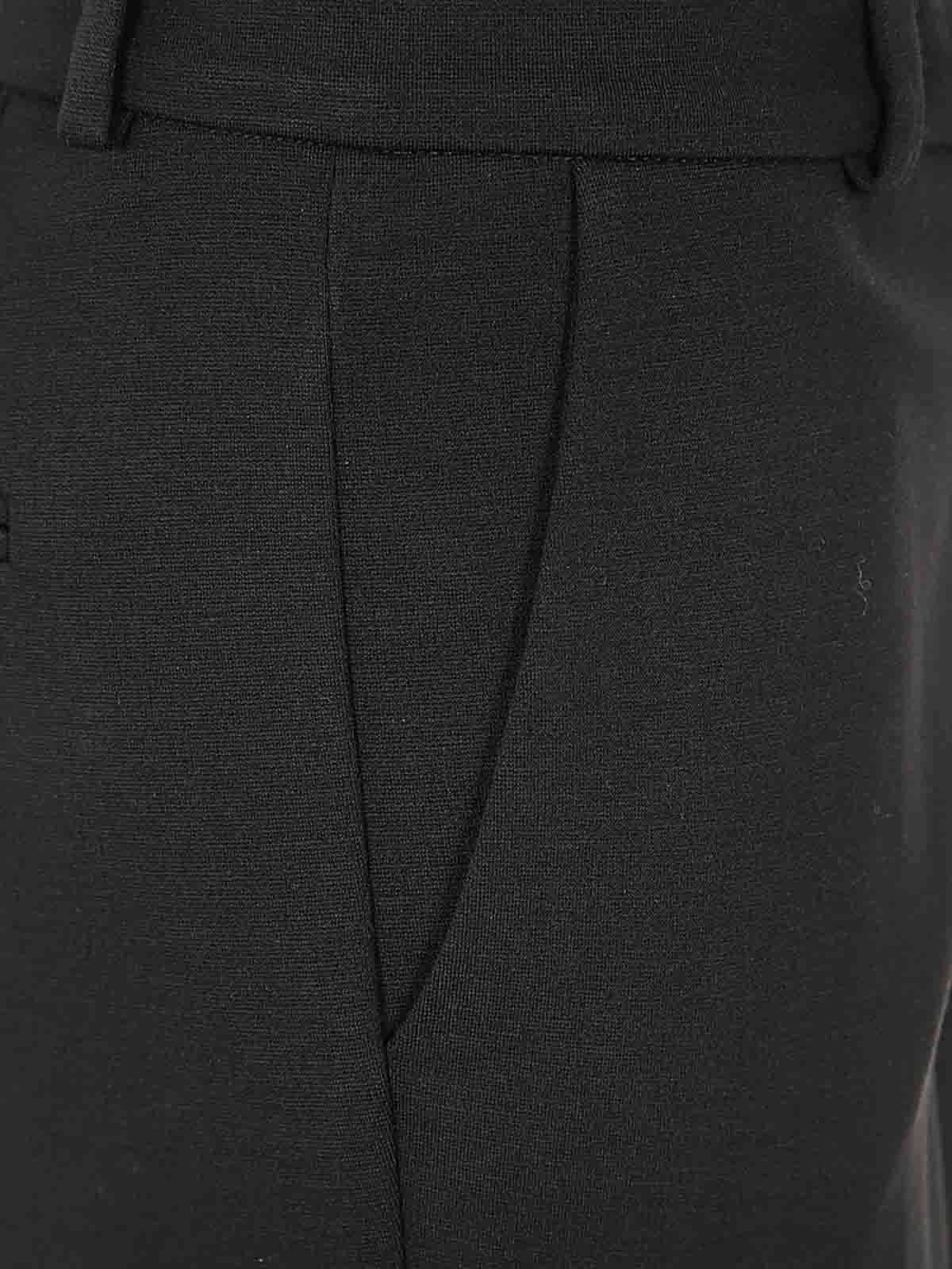 Kiltie Floretta Flared Trousers In Black